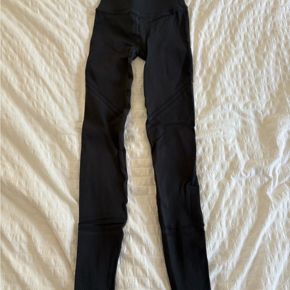 Dark Grey Leggings — Fabletics Sculpt Knit